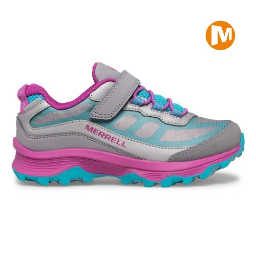 Tenis Merrell Moab Speed Low A/C Waterproof Niños MX.O.QFS